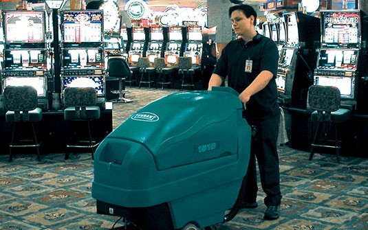 A 1510 Deep Carpet Extractor in a casino. A 1510 Deep Carpet Extractor in a casino.
