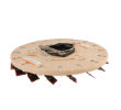 1056957 Diamabrush 100 Grit Clockwise Concrete Disk – 16 in / 410 mm alt 1