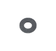 1069322 WASHER, FLAT, 0.25, SAE, BLK alt 1