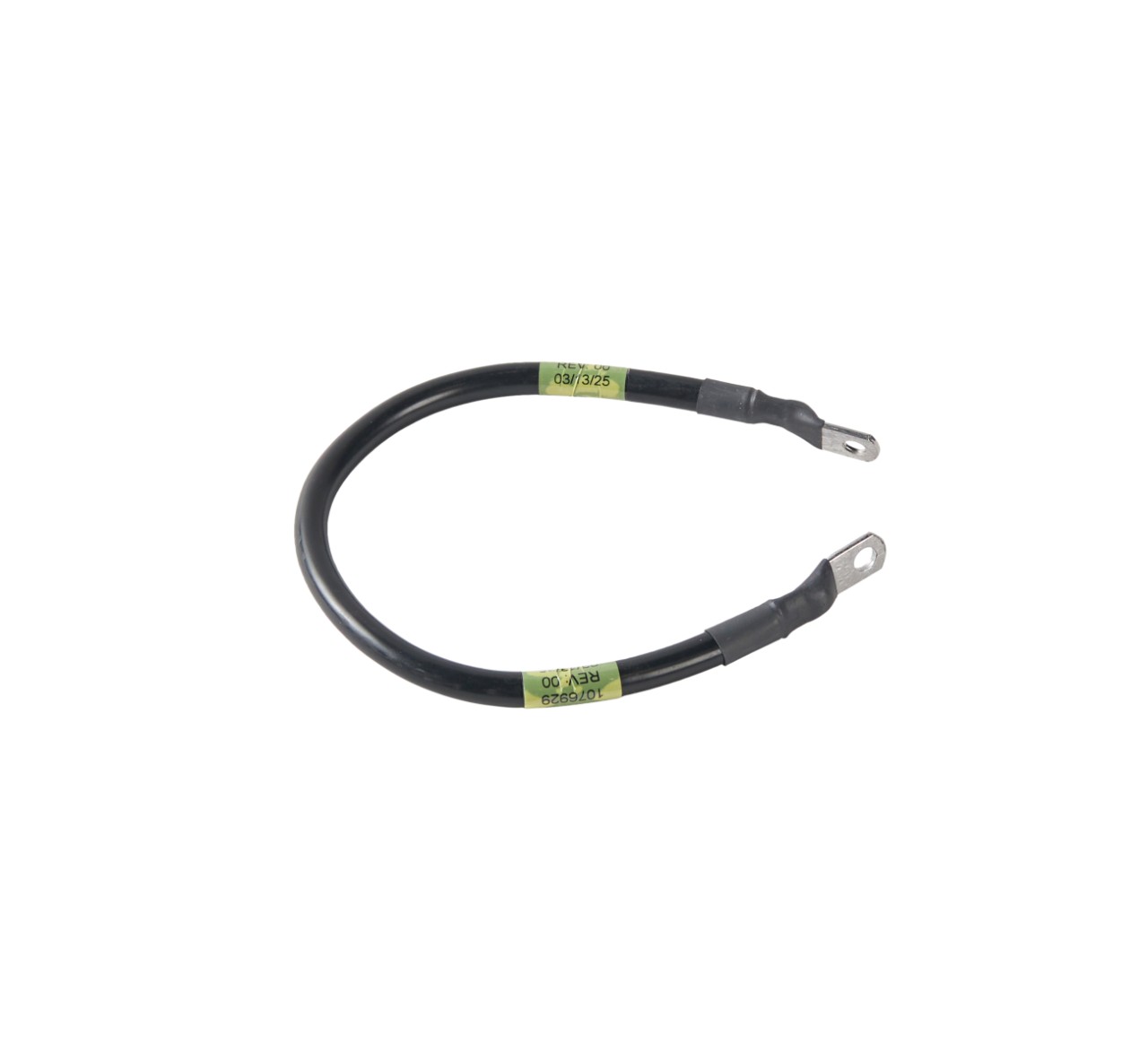 1076929 CABLE, 04GA 15.0L BLK, .25RING/.25RING alt 1
