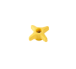 1213677 KNOB, STAR, 2.00OD 4EAR  M8X1.25 [YEL] alt 1