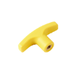 1254016 HANDLE, T, M8 X 1.25, PULL, YEL alt 1