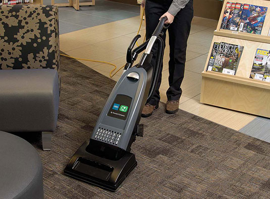 Nobles V-SMU-14 Vacuum being used in a bookstore Nobles V-SMU-14 Vacuum being used in a bookstore