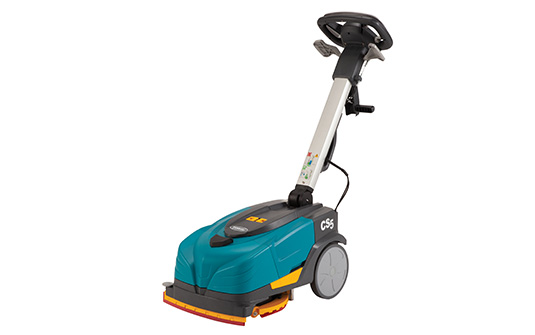 Small walk-behind scrubbers can clean in tight spaces like bathrooms, small retail stores or narrow hallways. Small walk-behind scrubbers can clean in tight spaces like bathrooms, small retail stores or narrow hallways.