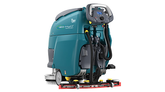 T391 Walk-Behind Floor Scrubber with ec-H2O NanoClean Technology