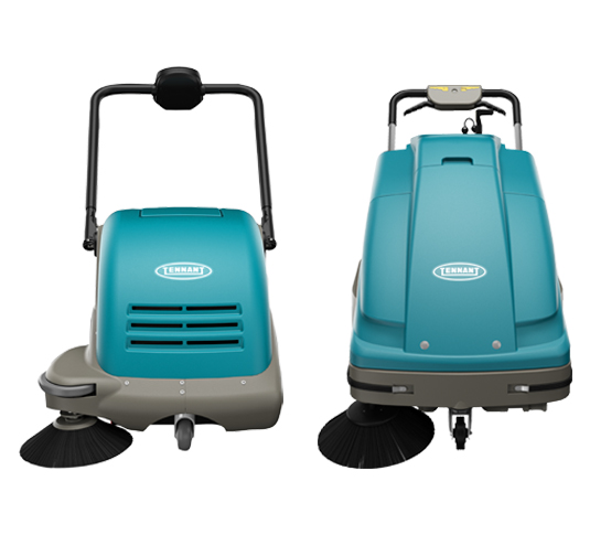 Tennant S6 and S7 Walk-Behind Battery Sweepers Tennant S6 and S7 Walk-Behind Battery Sweepers
