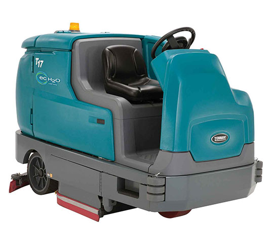 Lavapavimenti uomo a bordo a batteria Tennant T17 Lavapavimenti uomo a bordo a batteria Tennant T17